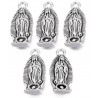 ZAWIESZKI CHARMS MARYJA MATKA BOSKA MEDALIK ZAWIESZKA 22mm METAL 5szt