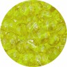 Koraliki Szklane Nici Transparentne 8mm Kulki Żółte 50szt