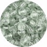 Koraliki Szklane Nici Transparentne 8mm Kulki Białe 50szt