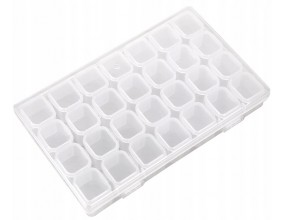 Organizer Pudełko na Drobne Koraliki Drobiazgi 8w1