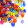 Koraliki Kule Akrylowe Transparentne 8mm Mix 100sz