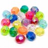 Koraliki Szlifowane Opalizujące Akryl 8mm 20sz Mix
