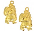 Zawieszka Charms Mikołaj Święta 24mm Mikołaje 4szt