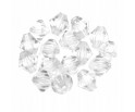 Koraliki Szlifowane Diamenciki 8mm 20szt Białe