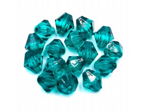 Koraliki Szlifowane Diamenciki 8mm 20szt Seledyn
