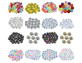 Koraliki ozdobne 8mm granatowe 10szt akrylowe