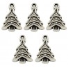 ZAWIESZKA METALOWA CHARMS DO BRANSOLETEK CHOINKA CHOINKI MIKOŁAJ ŚWIĘTA 5sz