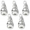 ZAWIESZKA METALOWA CHARMS BAŁWAN BAŁWANEK MIKOŁAJKI ŚWIĘTA OZDOBY 5szt