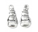 ZAWIESZKA METALOWA CHARMS BAŁWAN BAŁWANEK MIKOŁAJKI ŚWIĘTA OZDOBY 5szt