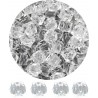 KORALIKI AKRYLOWE KWADRACIKI DIAMENCIKI 6mm PRZEZROCZYSTE ŚWIĘTA OZDOBY 50