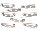 100szt KLASYCZNA PODSTAWA BAZA DO BROSZKI ZAPIĘCIE BROSZKA AGRAFKA 20mm