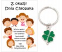 Brelok Breloczek Dzień Chłopaka Pasowanie Klasa Szkoła Pamiątka Koniczyna