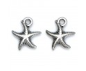 ZAWIESZKA CHARMS ROZGWIAZDA DO BIŻUTERII BRANSOLETEK METAL 16mm 5szt