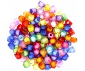Koraliki Serca Koralik w Koraliku 8mm mix 100szt