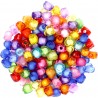 Koraliki Serca Koralik w Koraliku 8mm mix 100szt