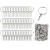 BAZA DO BRELOKÓW BRELOKA BRELOK BRELOCZEK KÓŁKO Z ŁAŃCUSZKIEM 24MM 100szt