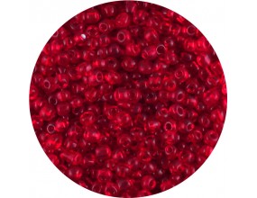 KORALIKI DROBNE SEEDS 4mm SZKLANE 20gram CZERWONE PD6