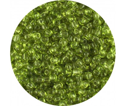 KORALIKI DROBNE SEEDS 4mm SZKLANE 20gram ZIELONE JASNE PD10