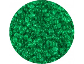 KORALIKI DROBNE SEEDS 4mm SZKLANE 20gram ZIELONE PD11