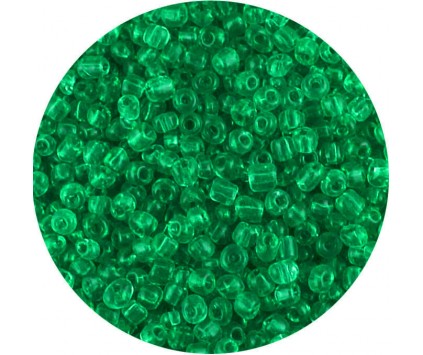KORALIKI DROBNE SEEDS 4mm SZKLANE 20gram ZIELONE PD11
