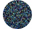 KORALIKI DROBNE SEEDS SUTASZ 2MM SZKLANE RURKI 20gram CZARNE OPLAIZUJĄCE
