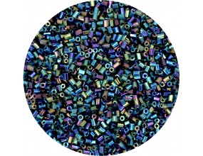 KORALIKI DROBNE SEEDS SUTASZ 2MM SZKLANE RURKI 20gram CZARNE OPLAIZUJĄCE