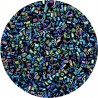 KORALIKI DROBNE SEEDS SUTASZ 2MM SZKLANE RURKI 20gram CZARNE OPLAIZUJĄCE
