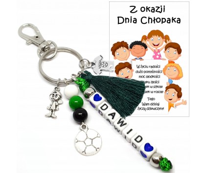 BRELOCZEK BRELOK MIE PREZENT NA DZIEŃ CHŁOPAKA PRZEDSZKOLAKA DZIEWCZYNY