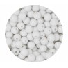 Koraliki Gładkie Klasyczne w Kształcie Kulki 8mm 100szt Akryl Białe