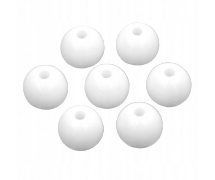 Koraliki Kulki Akrylowe Pastelowe Gładkie 8mm 20sz
