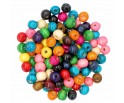Koraliki ozdobne 8mm granatowe 10szt akrylowe