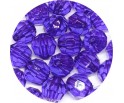 KORALIKI AKRYLOWE SZLIFOWANE KULE TRANSPARENTNE 8mm GRANATOWE 50szt