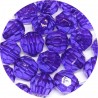KORALIKI AKRYLOWE SZLIFOWANE KULE TRANSPARENTNE 8mm GRANATOWE 50szt