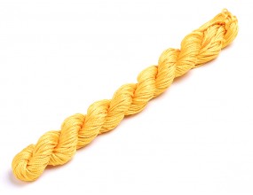 SZNUREK TOPLIWY NYLONOWY DO Shamballa Makrama ŻÓŁTY WIĄZKA 24M