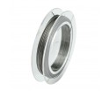 LINKA JUBILERSKA STALOWA POWLEKANA SREBRNA 0,38mm 10m SZPULA