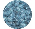 Koraliki Szlifowane Akrylowe Kulki Kuleczki 6mm Niebieskie Jasne 50szt