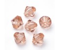 KORALIKI AKRYLOWE SZLIFOWANE DIAMENCIKI 8mm 50szt BEŻOWE