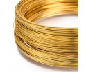 Baza Naszyjnika Drut Pamięciowy na Szyję 11cm Metalowy Złoty 10 obręczy
