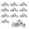 ZAWIESZKI CHARMS MOTOR MOTOCYKL ZAWIESZKA WISIOREK DO BRELOKA 17,5mm 12szt