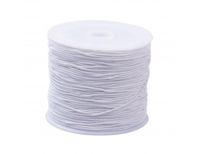 GUMKA do robienia bransoletek Rozciągliwa 1mm BIAŁA 18~20 metrów