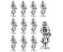 ZAWIESZKI CHARMS CHŁOPIEC CHŁOPCZYK ZAWIESZKA WISIOREK BRELOKA 18,5mm 12sz