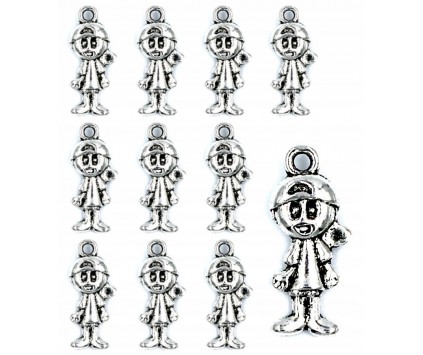 ZAWIESZKI CHARMS CHŁOPIEC CHŁOPCZYK ZAWIESZKA WISIOREK BRELOKA 18,5mm 12sz