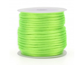 Sznurek Jubilerski Satynowy Nylonowy Błyszczący 1,5mm 15m Szpula Neonowy