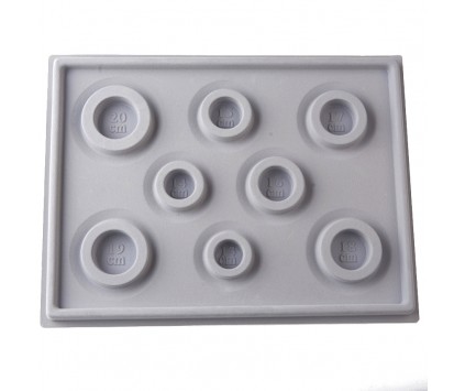 Koraliki ozdobne 8mm granatowe 10szt akrylowe