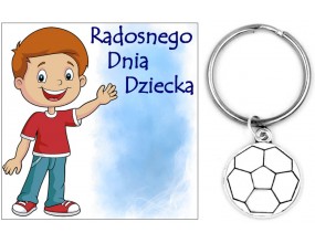 Brelok Breloczek Prezent na Dzień Dziecka Piłka Uczeń Upominek Klasa