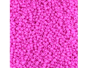 KORALIKI DROBNE SEEDS 2mm SZKLANE 30 gram NB6 różowe