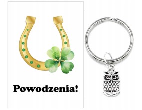 PREZENT ZAKOŃCZENIE ROKU SZKOLNEGO DZIEŃ DZIECKA BRELOK UCZEŃ SOWA