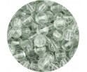 KORALIKI MROŻONE SZNUR 8mm SZKLANE 52szt mleczne