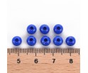 Koraliki ozdobne 8mm granatowe 10szt akrylowe