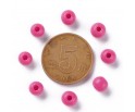 Koraliki ozdobne 8mm granatowe 10szt akrylowe